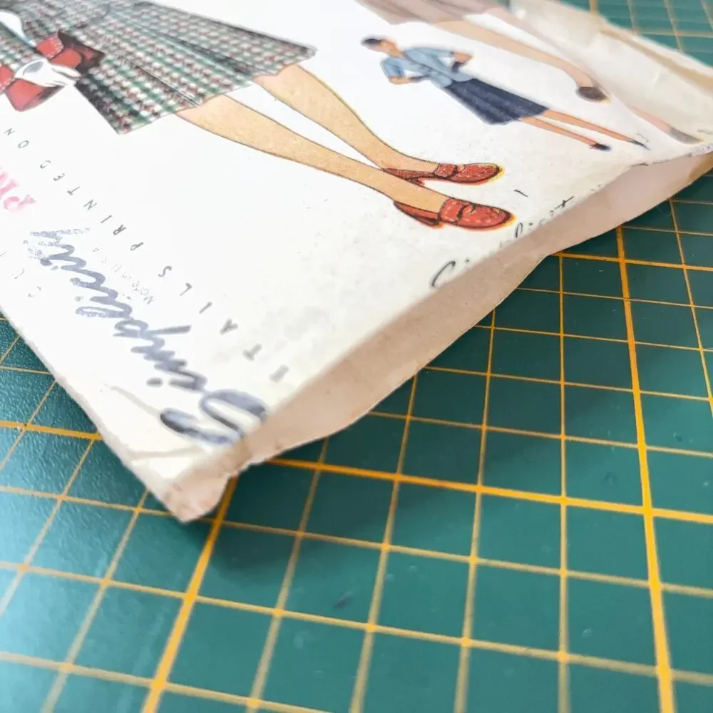 1940s Vintage Simplicity Sewing Pattern 4548 Uncut WWII Misses Suit Size 30 Bust